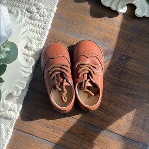 Classic Brown Kids Dress Shoes
